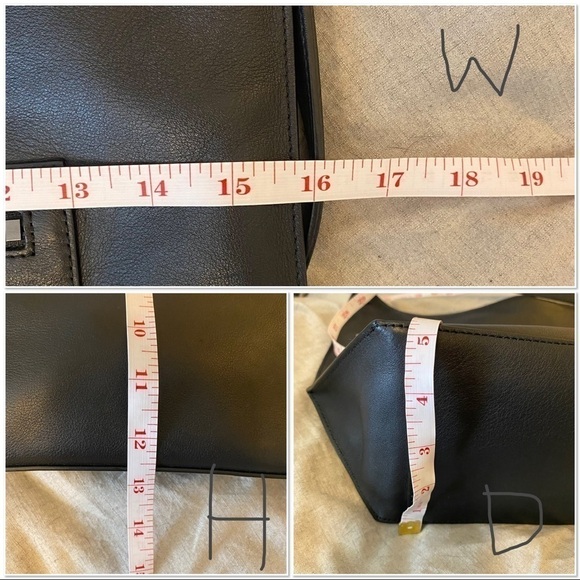 Ecco Black Leather Tote Bag - Picture 10 of 13